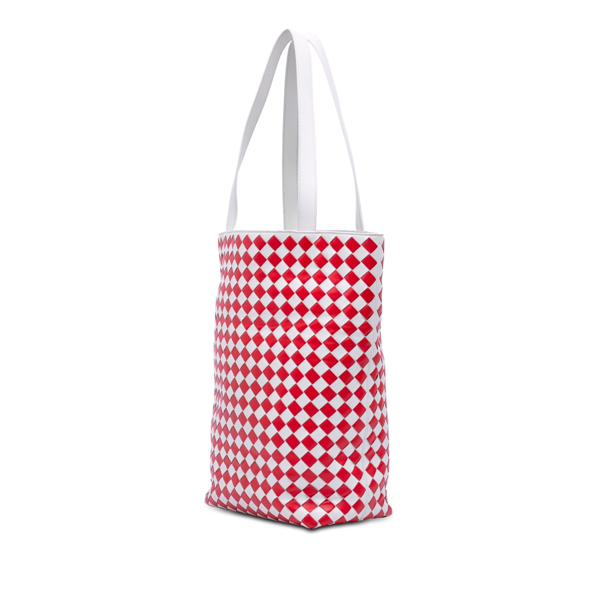 Nappa Intrecciato Check Avenue Tote