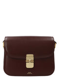 A.p.c. Grace Crossbody Bag — Burgundy