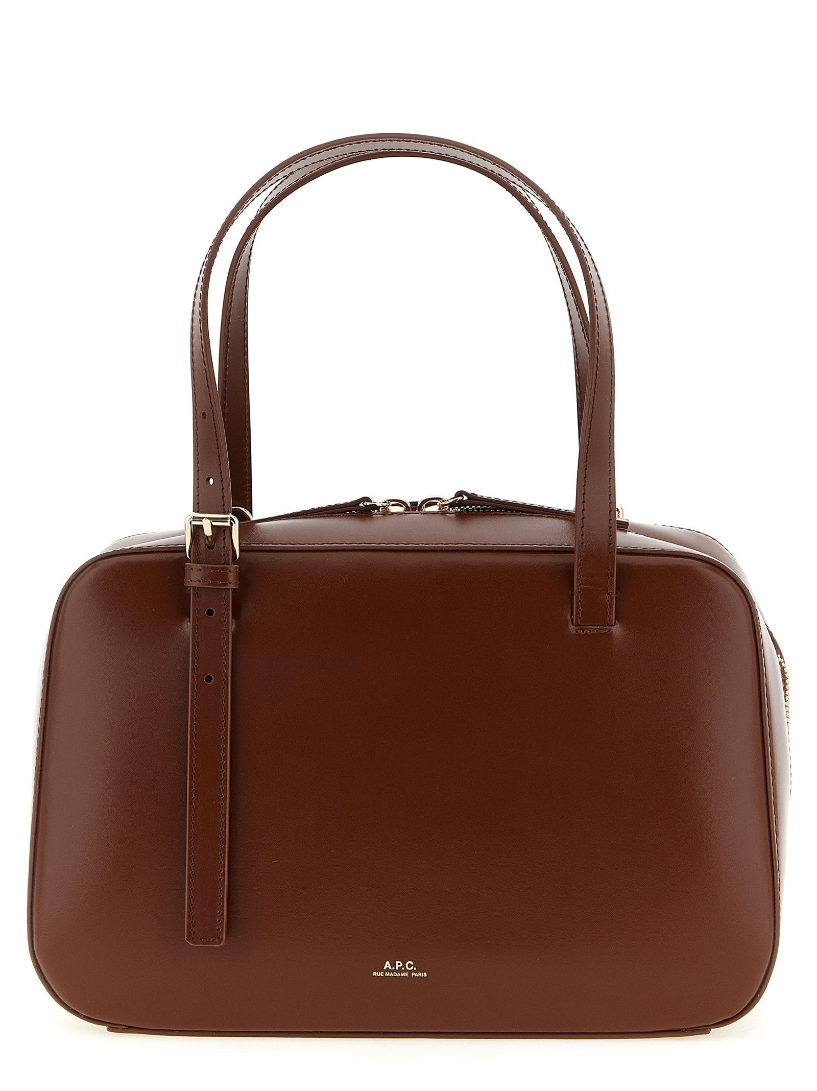 A.p.c. Top Handle Bag — Brown