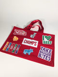 Large Chomps Tote Red