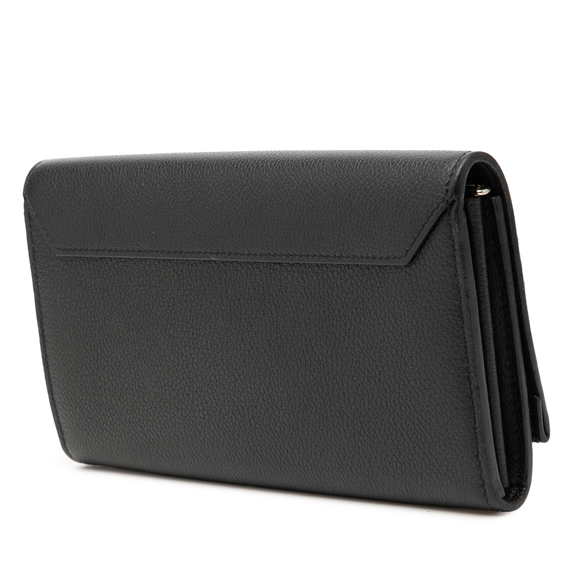 Leather Lockme II Long Wallet