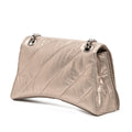 Small Metallic Calfskin Crush Chain Shoulder Bag