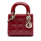 Mini Patent Cannage Lady Dior