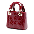 Mini Patent Cannage Lady Dior