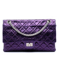 Quilted Metallic Calfskin Reissue 2.55 Double Flap 226