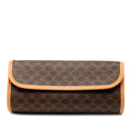 Macadam Coated Canvas Clutch