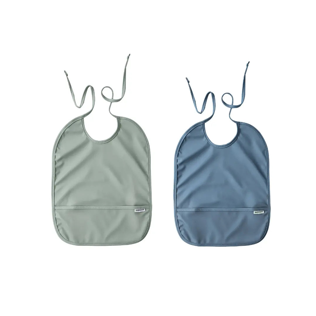 Pack 2 Baberos Mint + Shades Blue Nenina & Co