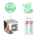 Pack 2 Chupeteros + 1 Chupete DIAMOND By Nenina & Co Mint