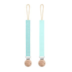 Pack 2 Chupeteros + 1 Chupete DIAMOND By Nenina & Co Mint