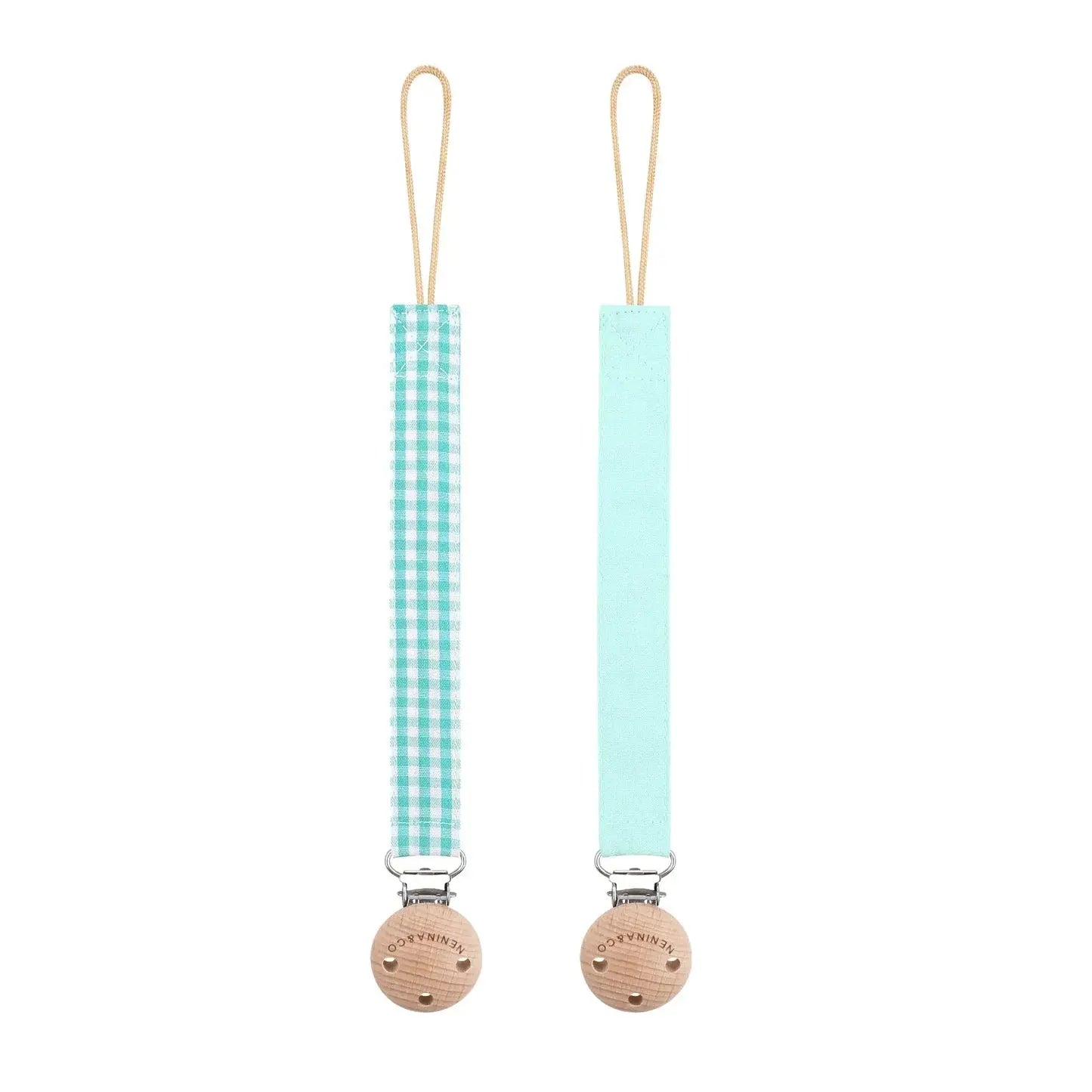 Pack 2 Chupeteros + 1 Chupete DIAMOND By Nenina & Co Mint
