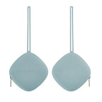 Kit Nenina & Co Azul + Gris| 2 Chupetes + 2 Chupeteros + Guardachupete