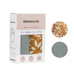 Pack 2 Muselinas Gris + Organic 70% Bamboo +30 % Algodón Nenina & Co