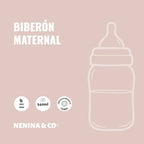 Pack Biberon + Guardachupete + 1 Chupete DIAMOND + 2 Chupeteros Nenina & Co
