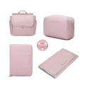 Pack Nacimiento Bolso + Cambiador +Portadocumentos + Neceser + Chupete Diamond Eco piel MIREM By Nenina & Co