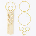 Pack Aros y Estructuras Doradas | Macramé