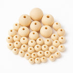 Pack Cuentas Naturales XXL — Madera | Macramé