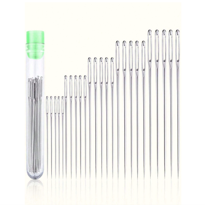 Agujas de bordado 25 ud