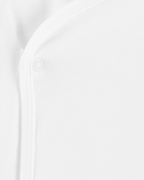 Pack cuatro batitas con diseño blanco liso
