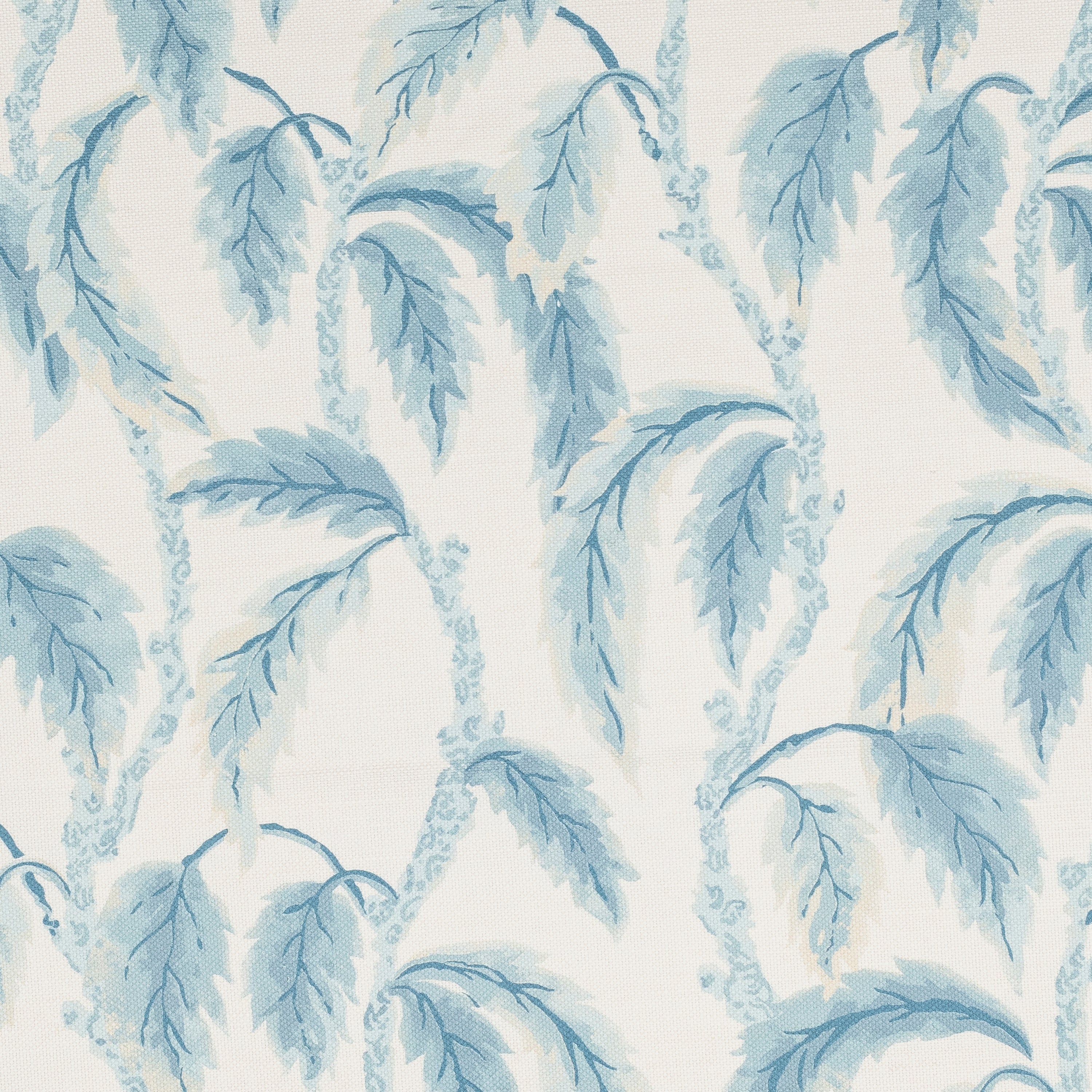 Palm Grove Fabric Blue By Sister Parish Design
