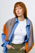 Pañuelo aragonés marrón