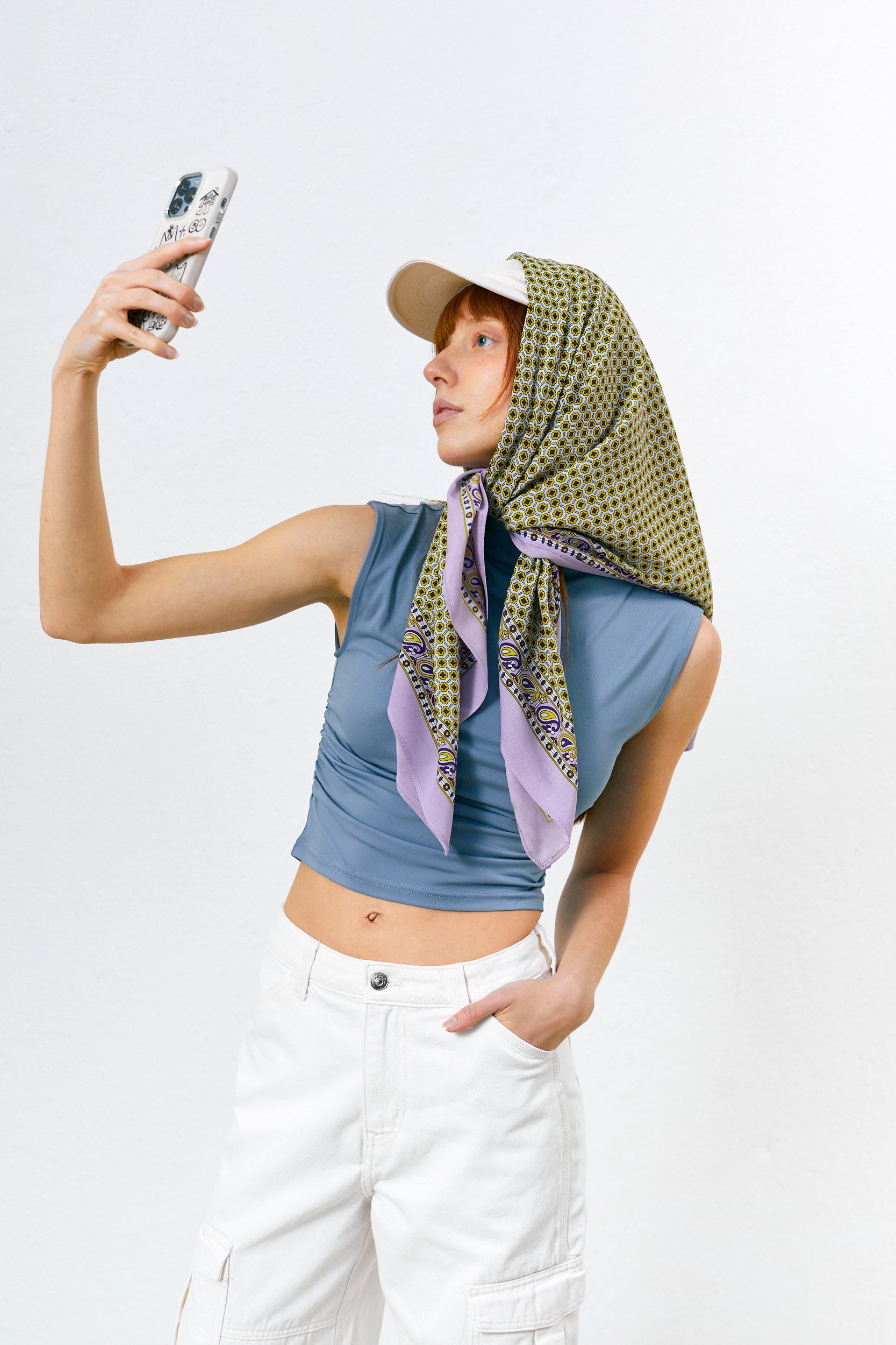 Pañuelo aragonés lila