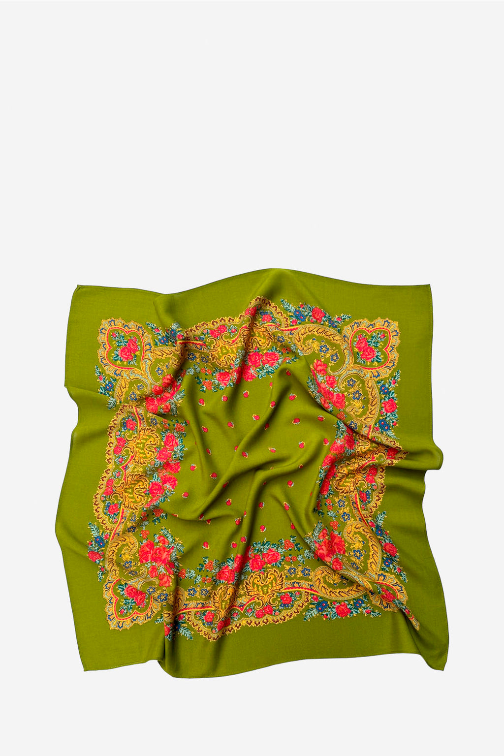 Pañuelo portugués cadena verde oliva