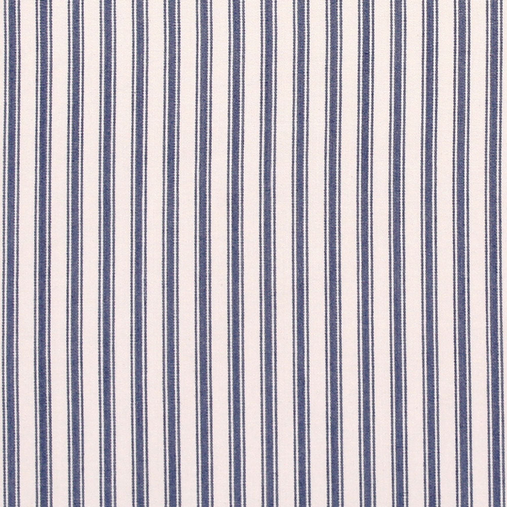 Parish Stripe Ticking Fabric Prussian Blue Last Call By Sister Parish Design