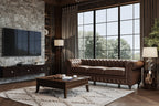 Parma Leather Chesterfield Sofa