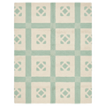 Pastel Courtyard Tiles Hand Tufted Rug