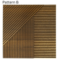 ArtZ® Bali Wood Wall Panel - Dark Wood / B - Set of 2 Panels (7.72 sq. ft.)