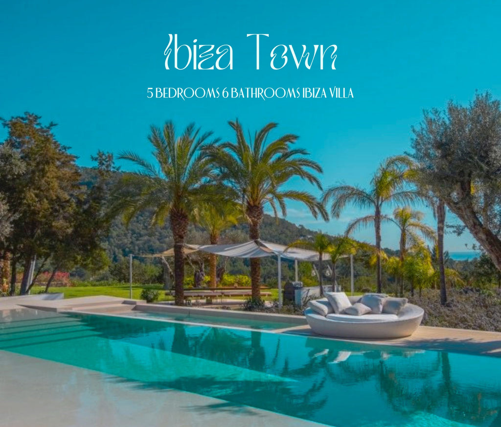Peaceful Ibiza Villa with Artistic Interiors, Beautiful Outdoor and Incredible Views near Ibiza Town