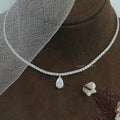 Pear Lab Diamond Tennis Necklace