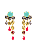 Pendientes Adoration Rosa y Morado