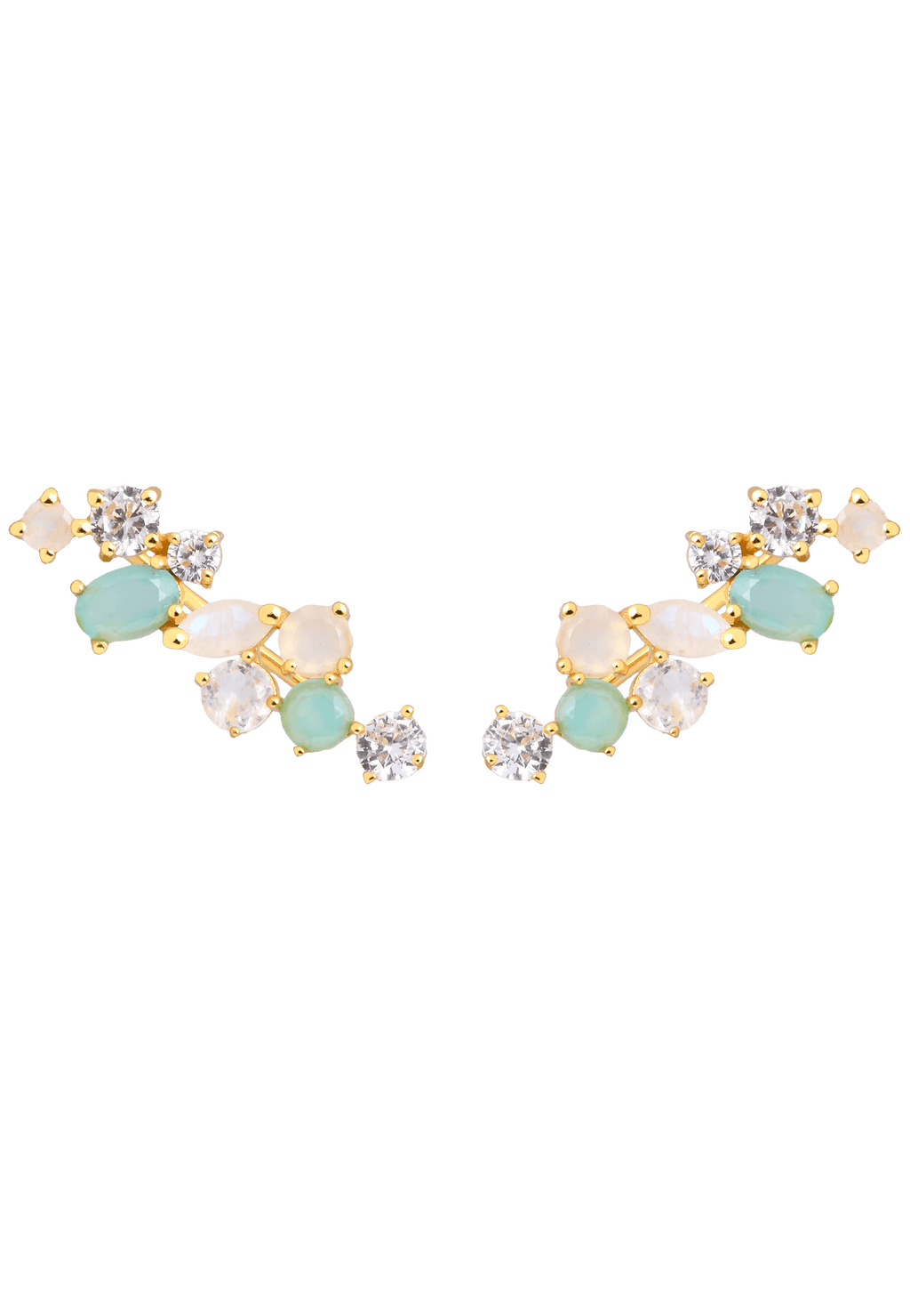 Pendientes Aine Blanco, Agua