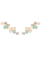 Pendientes Aine Blanco, Agua