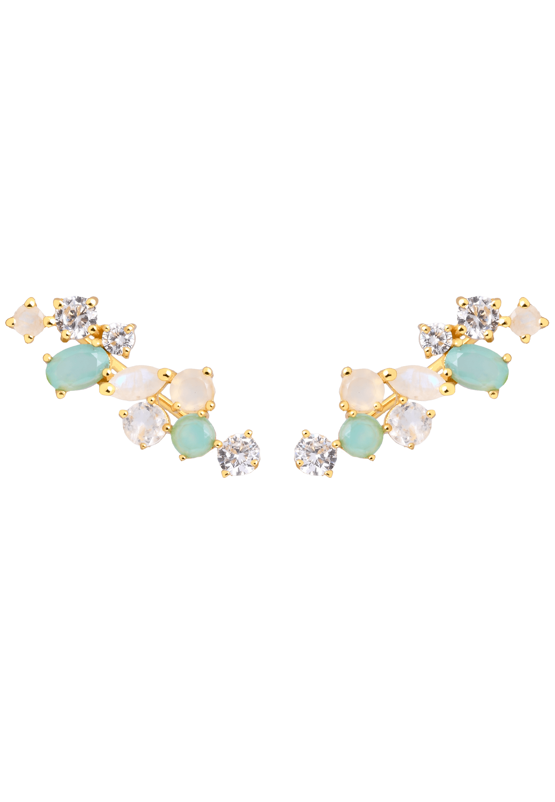 Pendientes Aine Blanco, Agua