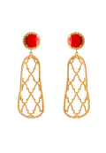 Pendientes Alhambra Rojo