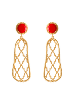 Pendientes Alhambra Rojo