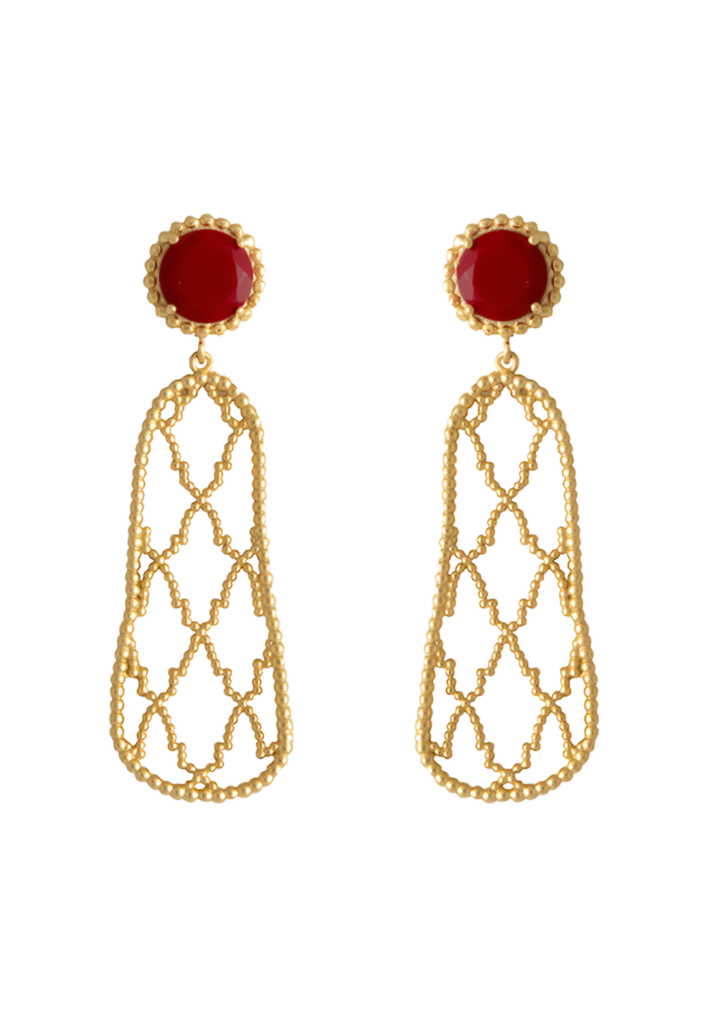 Pendientes Alhambra Rubí