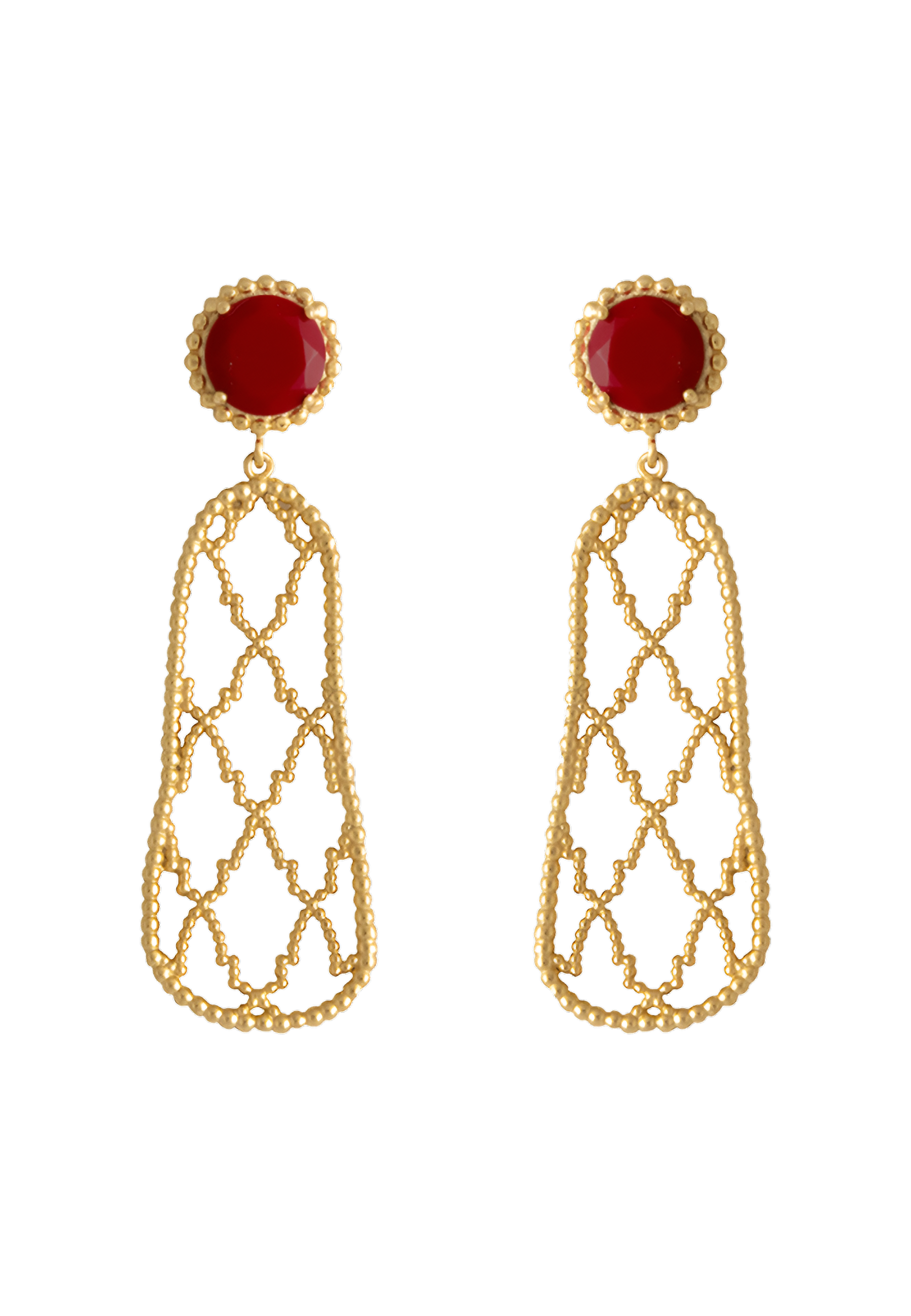Pendientes Alhambra Rubí