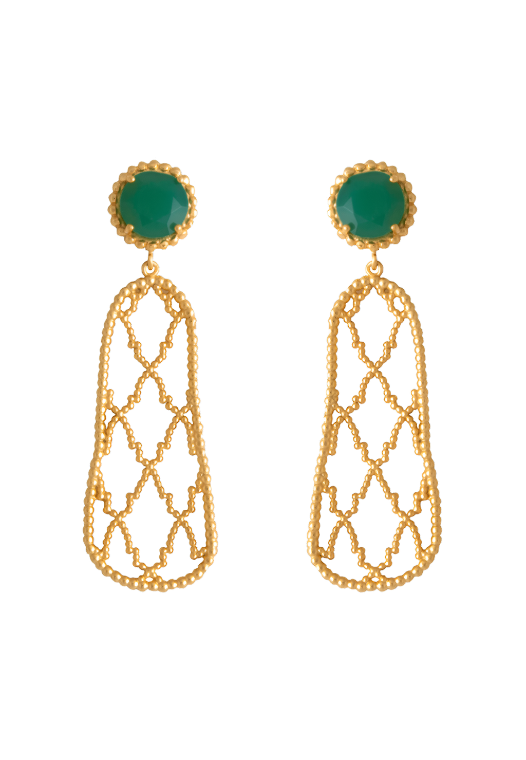 Pendientes Alhambra Verde Menta
