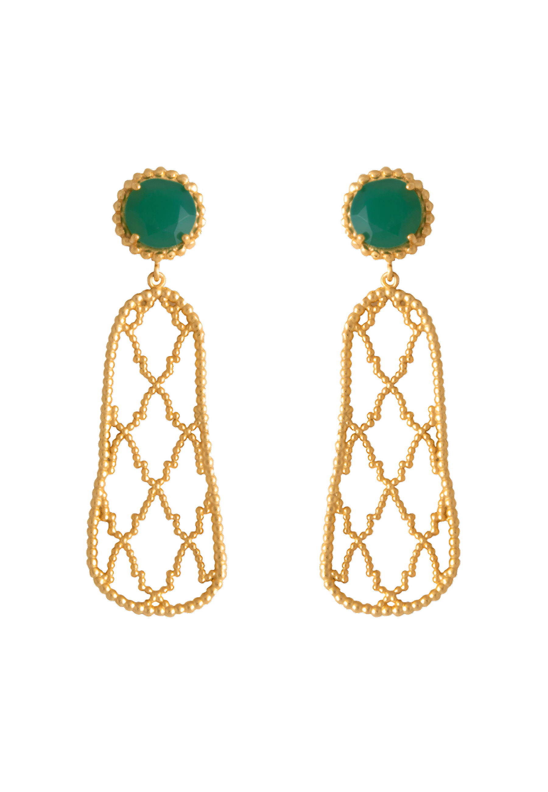 Pendientes Alhambra Verde Menta