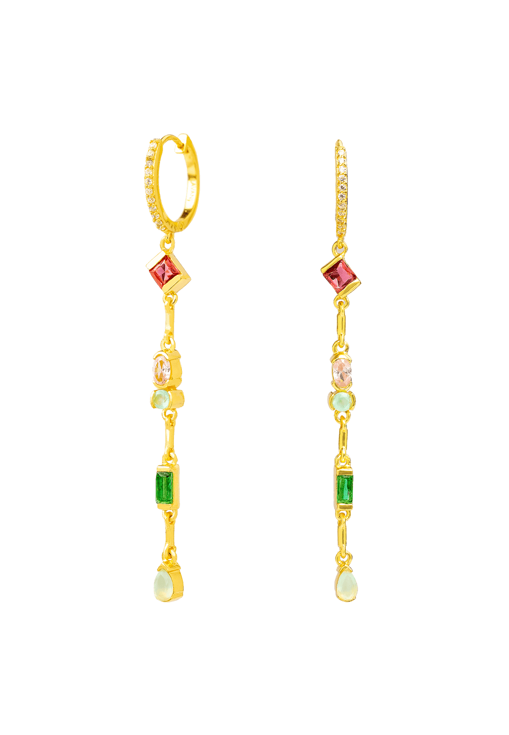 Pendientes Aro con Colgante Mystere