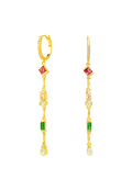 Pendientes Aro con Colgante Mystere