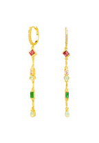 Pendientes Aro con Colgante Mystere
