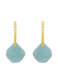 Pendientes Bindu Aguamarina