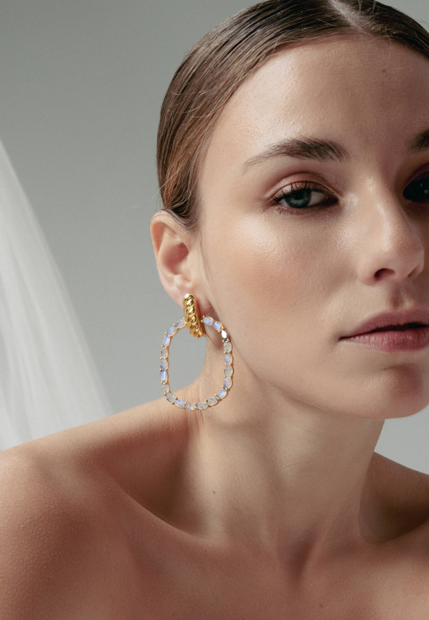 Pendientes Twiggy Blanco