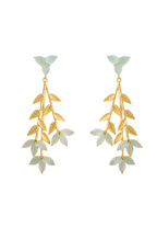 Pendientes Blume Aguamarina