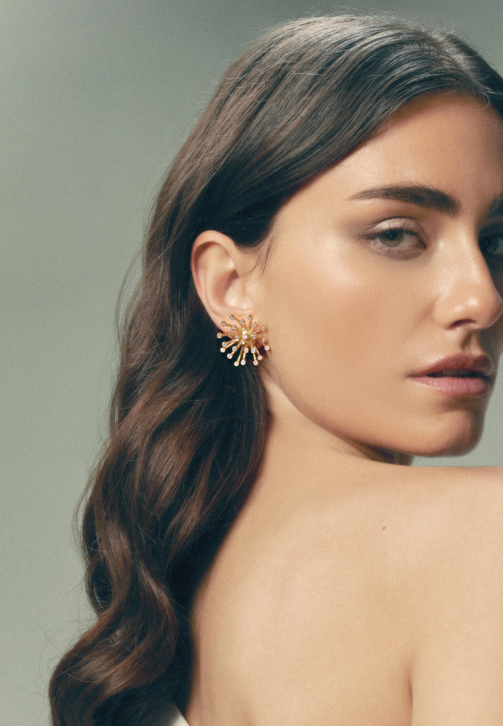Pendientes The Tourist Blanco