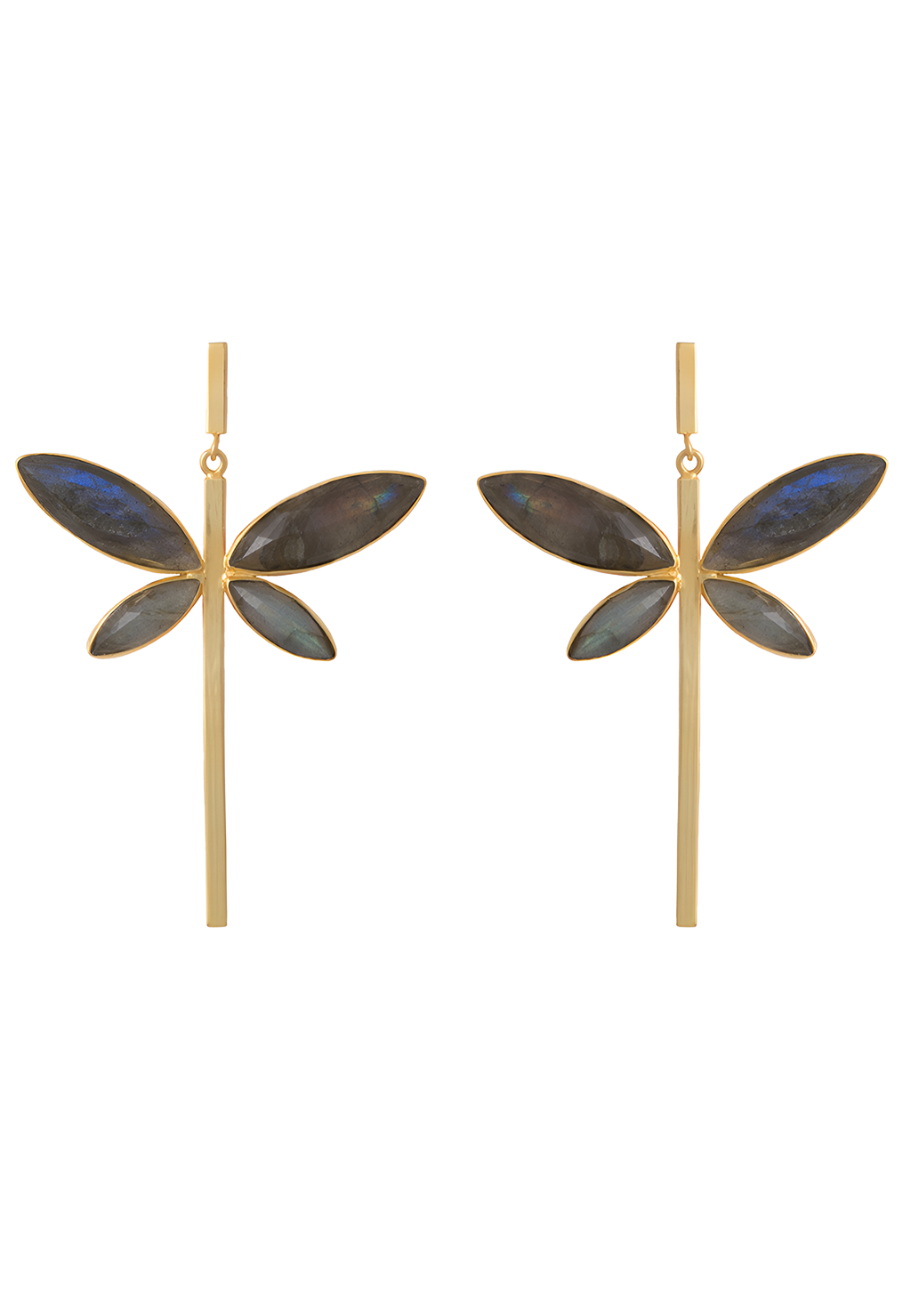 Pendientes Dafne Gris